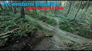 vtt enduro bouillon piste rouge la bbq