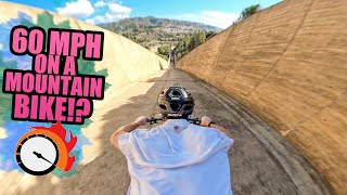 RIDING MY MTB FULL SPEED DOWN A DAM SPILLWAY -...