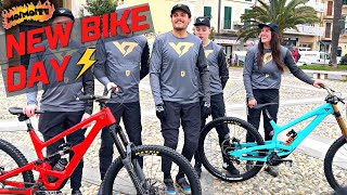 NEW BIKES AND HELMET! - YT MOB MEDIA DAY |...