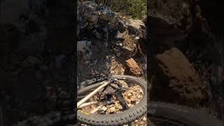 Rider’s nightmare #rearmech #crash #enduromtb