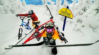 From SKI BIKE Noob to Double Black in ONE Day?