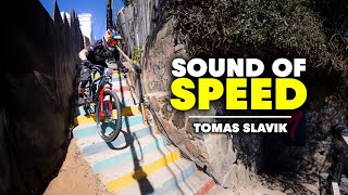 RAW Racing MTB Down Concrete Stairs | Sound of...