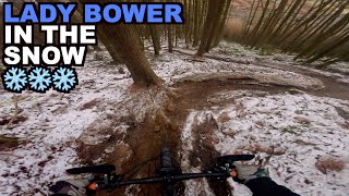 Lady Bower in Icy Conditions