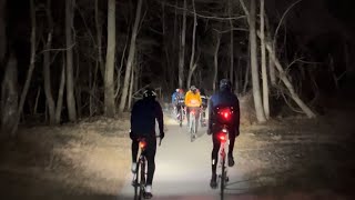Night road biking #roadie #roadbike...