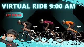 #DMVMTB  Virtual Bike Ride with friends
