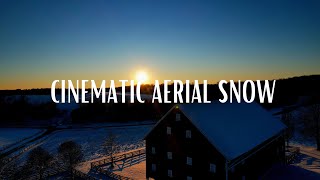 #DJI #DRONE #DMVMTB Cinematic Aerial Snow