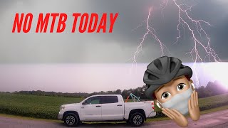 No Biking today :(