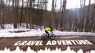 Winter Gravel Adventure at Greenridge State Forest
