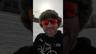 Sled Race! #sledding #winterfun #winter #sled