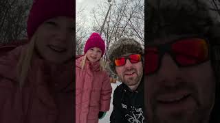 Snow Much Fun! #sledding #snow #winterfun...