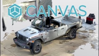 CANVAS: 3D test scan of my Jeep Gladiator Rubicon