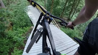 Grütsch Downhill trail Lauterbrunnen full run...