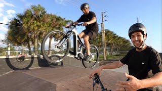 My First Jump On A Mountain Bike Since My...