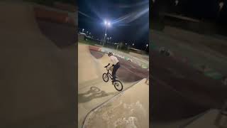 Coming out the bowl in skatepark‍♂️ #bmx