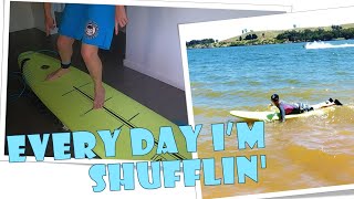 Beginner surfer practice - At home + Lake