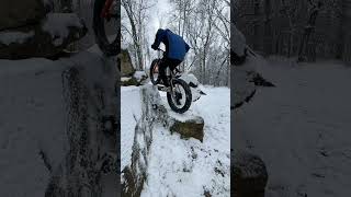 RC and Fatbike Sharing the Snow Shred