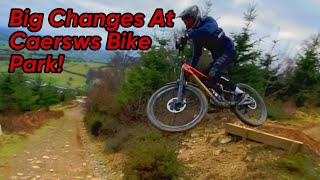 BIG CHANGES AT CAERSWS BIKE PARK