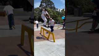 I have never seen this done on a rail before!...