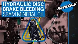 Hydraulic Disc Brake Bleeding - SRAM Mineral