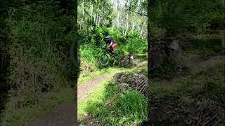 Yeeeew!  #slowmo #shorts #short #ytshorts #mtb...