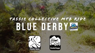 The Tassie Collective MTB Crew ride Blue Derby