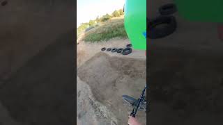 Backyard MTB Slopestyle Course! #shorts