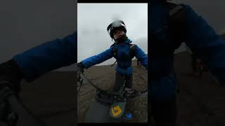 Trying to SKI on Dirt with bikes!