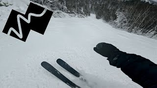 Skiing Steep Double Blacks at Mont Ste Marie!