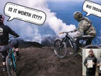 WE RIDE AN ACTIVE VOLCANO AND GET...