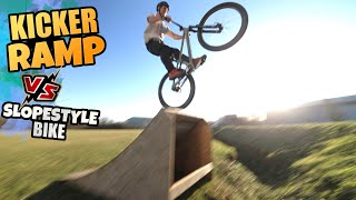 PORTABLE MTB KICKER RAMP SENDS ON MY...