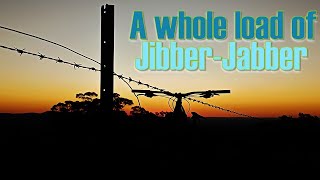 Channel jibber-jabber at sunset on Nailcan Hill