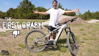 I Had My First Crash On My New Bike! *Riding...