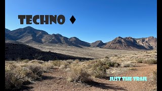 TECHNO - Single Black MTB TRail in Blue...