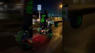 LTZ 400 WHEELIES THROUGH MIAMI 
