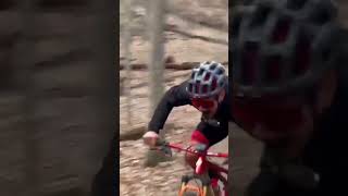 I almost crashed  #mtb #shorts
