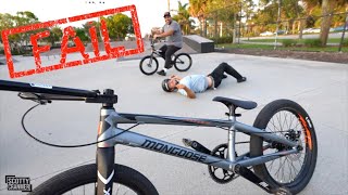 Never Bring A Race Bike To A Skatepark Or This...