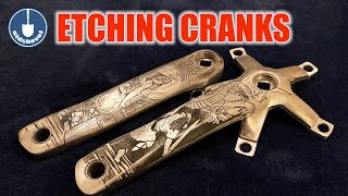 Etching a Dragon on Bike Cranks