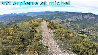 vtt orpierre descente rocher de st michel