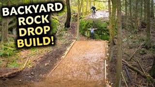 We Built a JANKY ROCK DROP in my Backyard!