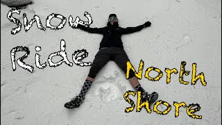 EPIC SNOW RIDE ON FROMME MTN!!