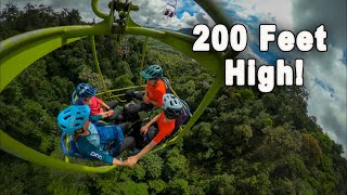 Jungle Riding on a Crazy Chairlift!