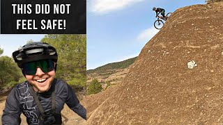 Mini Moab in Spain! Mountain Biking slab...
