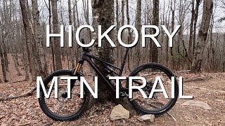 GoPro narrow view // Hickory Mountain Trail in...