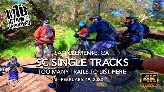 MTB Riding San Clemente Single Tracks,...