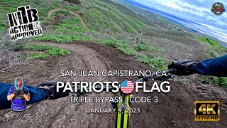 MTB Riding Triple Bypass + Code 3, Patriots...