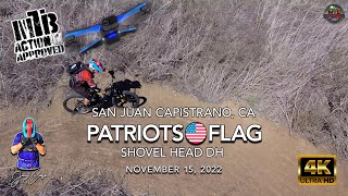 MTB Riding Shovel Head at PatriotsFlag, SJC CA...