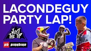 Andreu & Luis Lacondeguy Party Lap at...