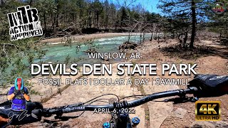 MTB Riding Devils Den State Park | NEW TRAIL...