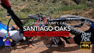 MTB Riding Santiago Oaks | Big Crash | Massive...