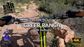 MTB Riding TMB at Greer Ranch, March 17, 2022
